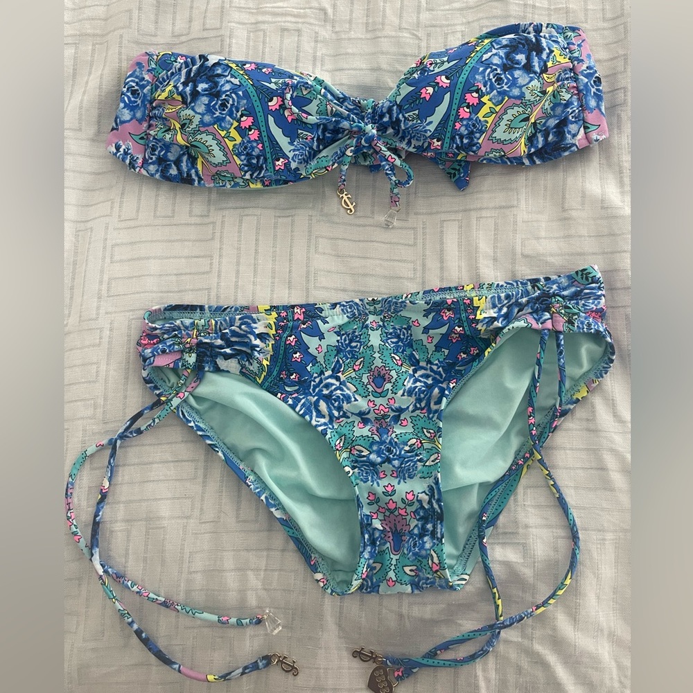 Juicy Couture Bandeau Bikini size Small